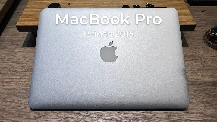 Hướng dẫn sử dụng macbook pro 2015