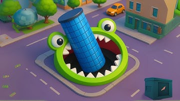 Hole.io - Gameplay Walkthrough Tutorial NEW Mobile Games (Android,ios)