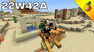 Minecraft News: 22w42a First 4-Seater In Minecraft