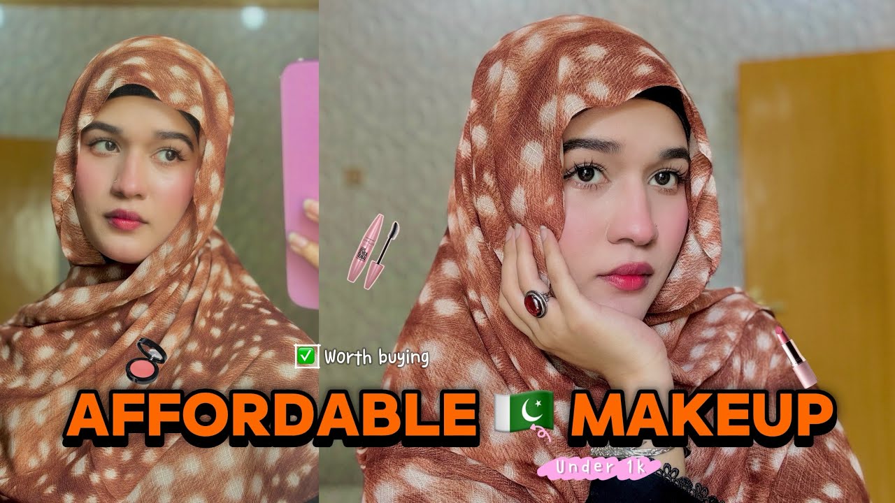 Under 1 k 😍|Best affordable Pakistani Makeup|Tutorial