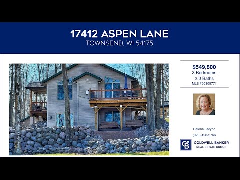 17412 ASPEN Lane, Townsend, WI home video tour