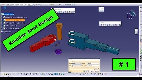 Knuckle Joint Design with CATIA V5  #1