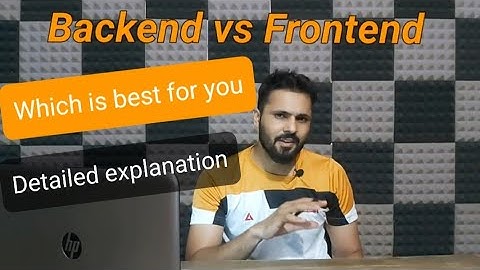 Front end vs back end developer in hindi | #backend #frontend #developer