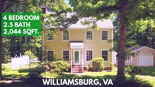 Williamsburg VA 23188 House for Sale - 4 Bedroom 2 5 Bath