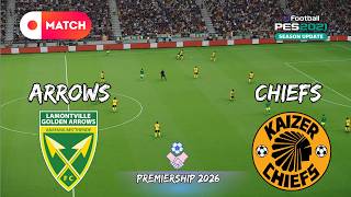 Kaizer Chiefs vs Golden Arrows | League Premiership Simulation Match 2026 | eFootball 2021 Gameplay screenshot 5