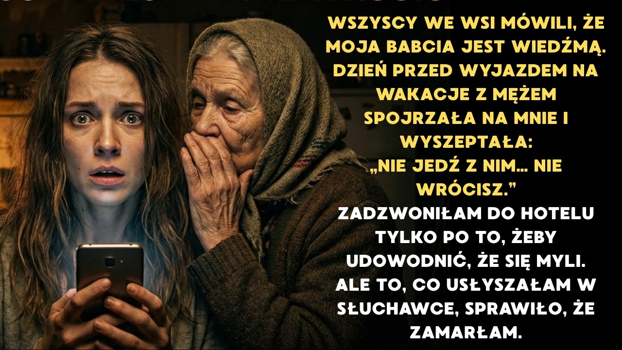 Wszyscy nazywali moją babcię wiedźmą. Przed wyjazdem szepnęła mi coś strasznego...