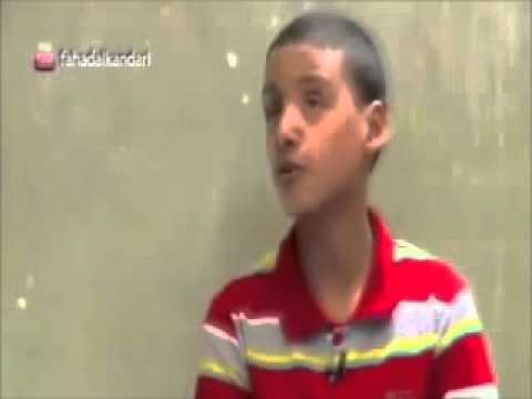 انشودة إلى طفل أعمى