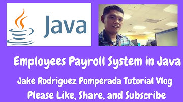 Employees Payroll  System in Java