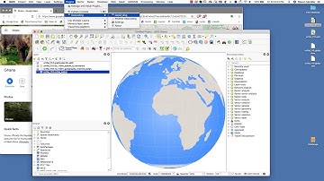QGIS   An orthographic map in 5 minutes