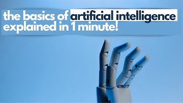 Artificial Intelligence Explained Simply in 1 Minute! ✨