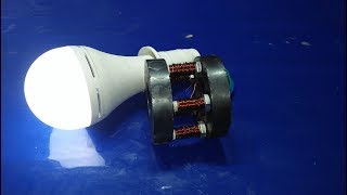 how to generate electricity with magnets and copper wire  100%free energy