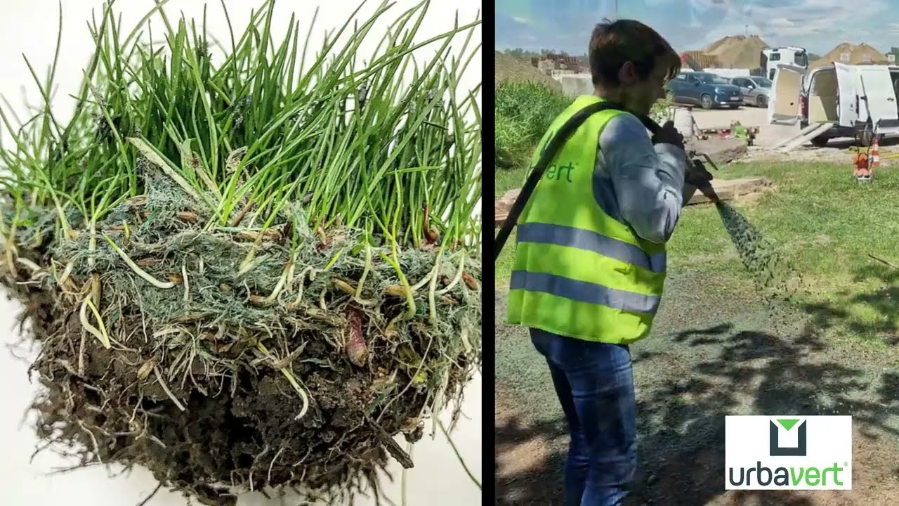 URBAVERT, l'hydromulching français® ! 🔵 ⚪ 🔴