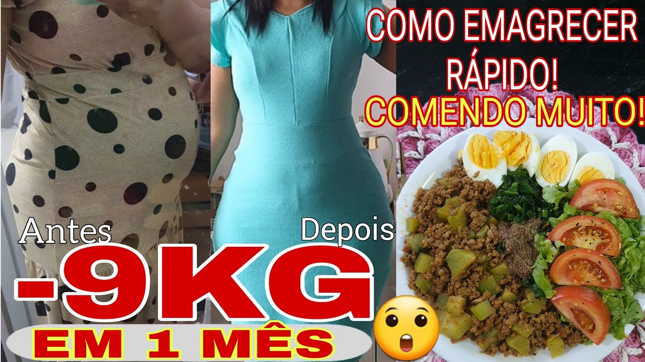 COMO EMAGRECER RÁPIDO!😲 JANTA QUE ME FEZ PERDER 9 KILOS EM 1 MÊS E 1 ...