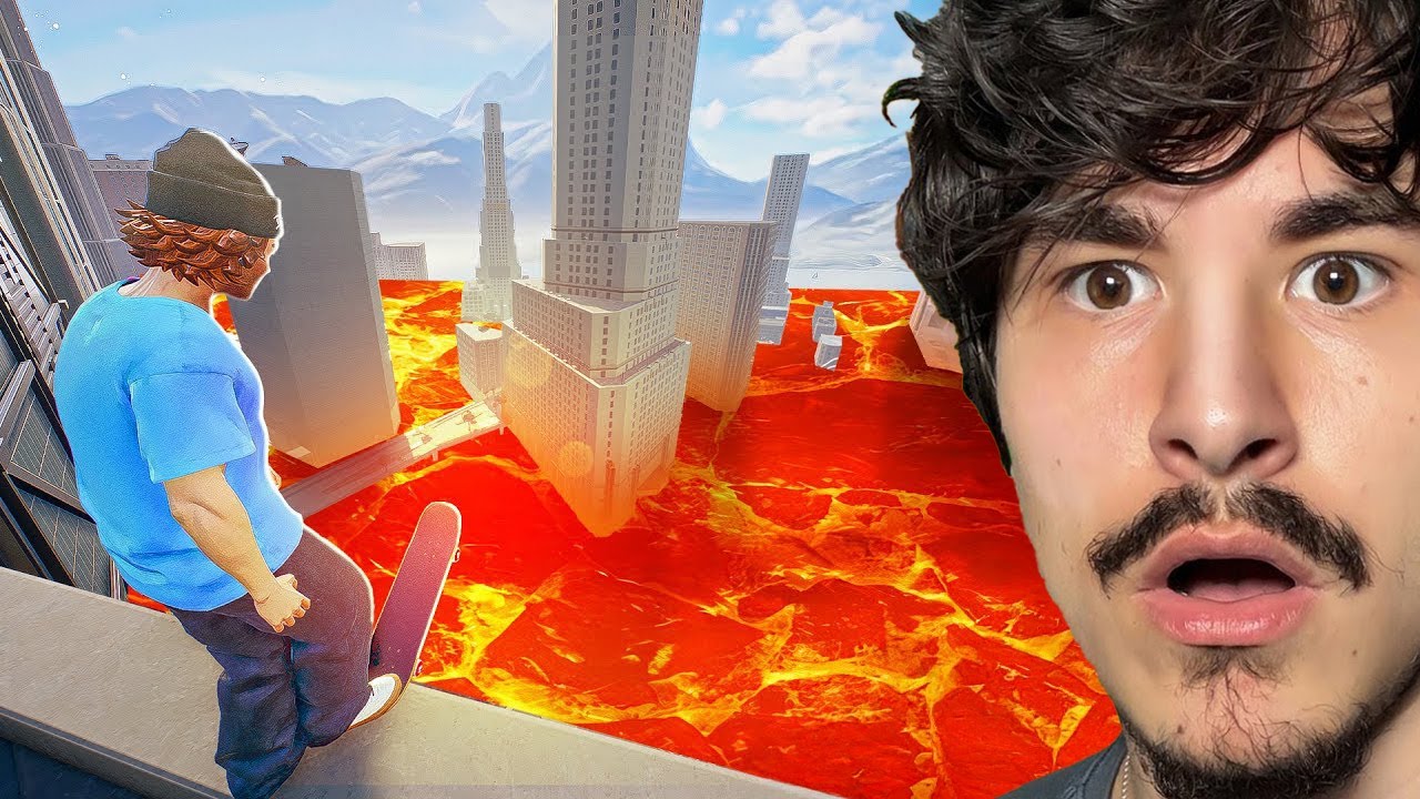 Lava Değmeden Kaykay Kaymaya Çalıştım!