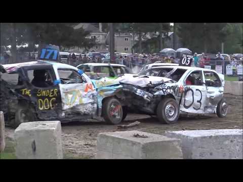 demolition derby 2017 DRAYTON FAIR DEMO DERBY MINI SMASH FEATURE
