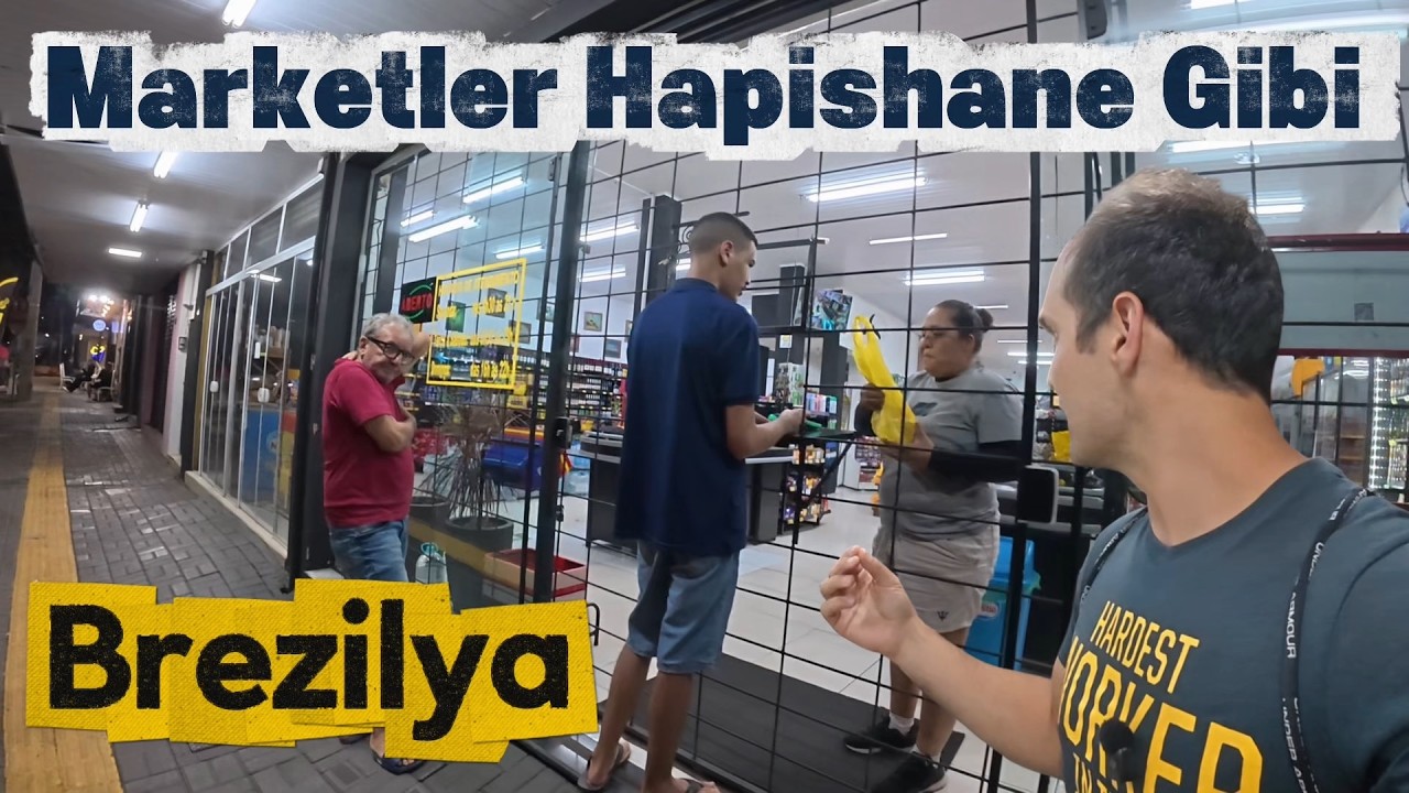 Marketlerde Demir Parmaklıklar!!! ★ Burası Brezilya ★ Dünyanın En Uzun Şelalesine Geldim