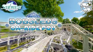 Bobsleds - TUBULAR STEEL - Seabreeze Amusement Park - On-Ride POV 4K