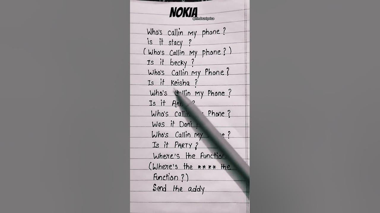 NOKIA Lyrics song by Drake #nokia #lyrics #drake NOKIA Lyrics song by Drake #nokia #lyrics #drake