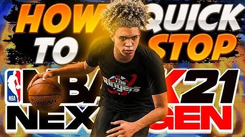 HOW TO QUICK STOP "PEEK" in NEXT GEN NBA 2K21! *EASY TUTORIAL* QUICK STOP "PEEK" TUTORIAL NEXT GEN!