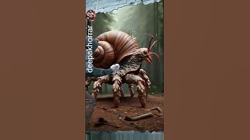 The origin of new species by Al  snel 🐜🐌ant #lion creator#deepakhorrar#hybrids #shorts  #animal cock