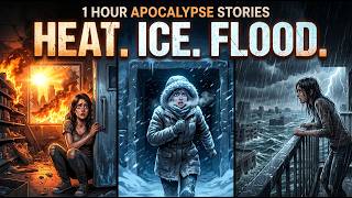 1 Hour Apocalypse Story Compilation  Extreme Heat Blizzard U0026 Flood