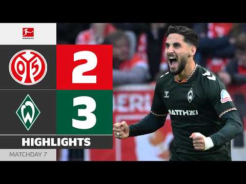 Reis And Füllkrug Do It Again! | MAINZ 05 \u002D WERDER BREMEN | Highlights | Matchday 7 – Bundesliga