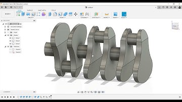 Crankshaft Assembly l Fusion 360 l CAMD-II