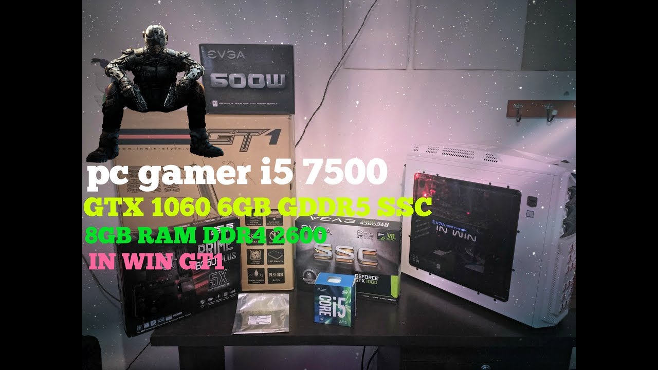 ゲーミングPCフルセット】i5 7500 GTX1060 Office搭載