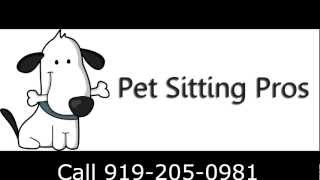Pet Sitting Raleigh Call 919-205-0981