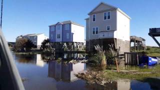 A look at Oak Island NC after Hurricane Matthew
