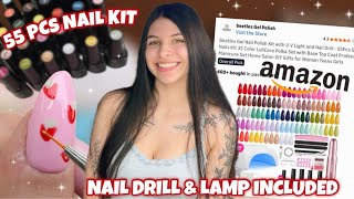 Beetles ALL IN ONE Gel Nail Starter Kit 💅 Amazon’s BEST Beginner Nail Kit + Tipex Lite Application!