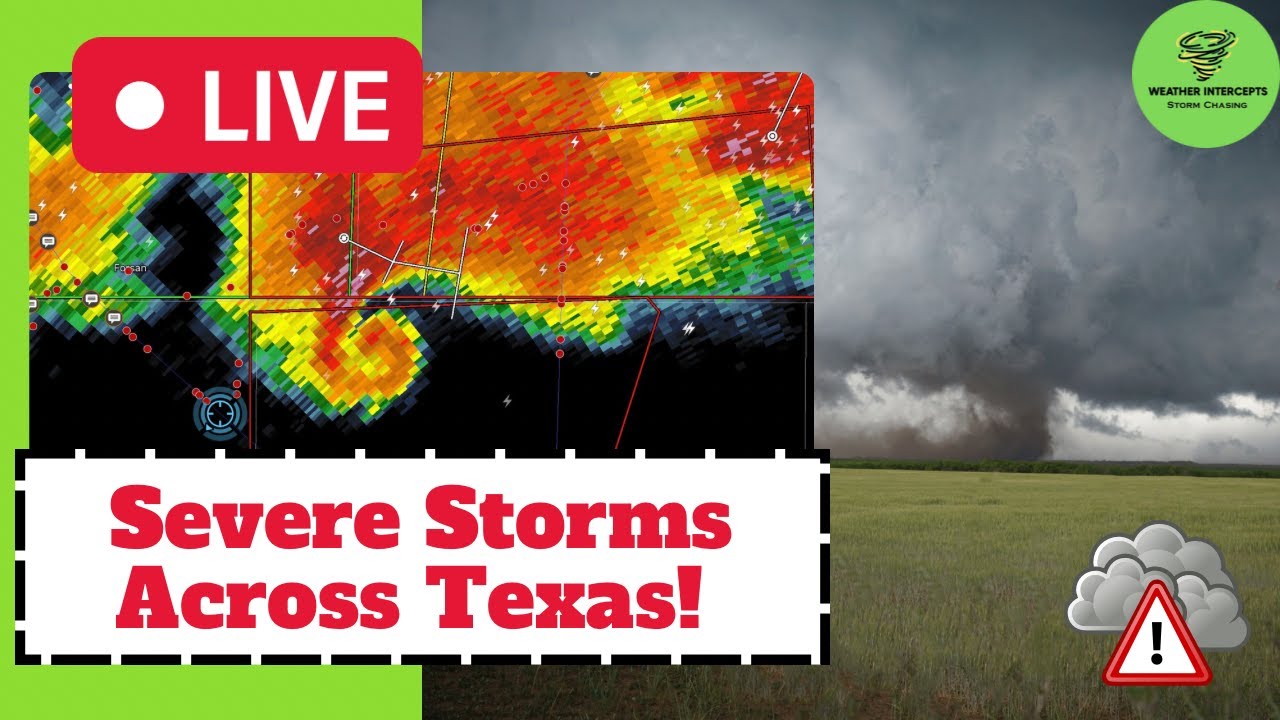 LIVE STORM CHASING: Severe Storms in North Texas! May 19th, 2023 - YouTube