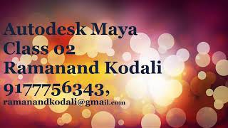 Autodesk Maya Class 02
