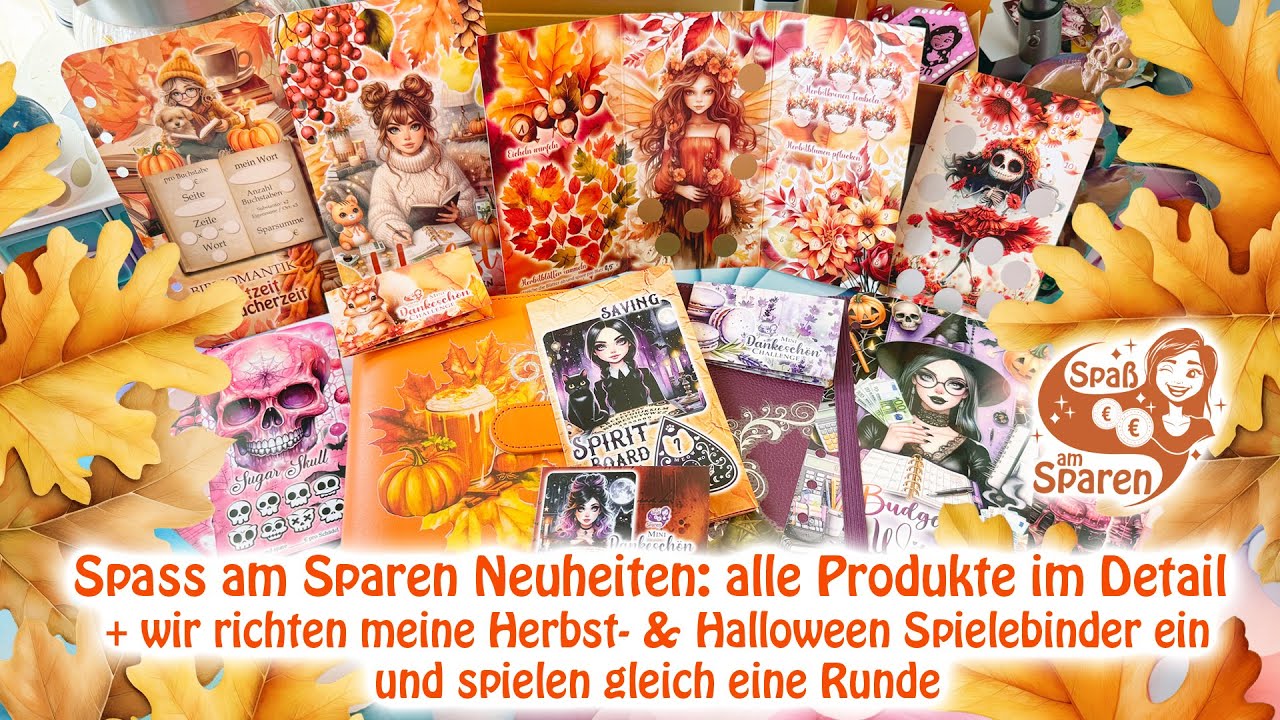 🧡 Spass am Sparen Neuheiten - alle Produkte im Detail + Herbst- & Halloweenbinder einrichten 🧡