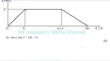 EDEXCEL M1 IAL OCT 2016 Q7, Kinematics, Speed Time Graphs