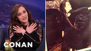 Kat Dennings Was A Goth Kid | CONAN on TBS