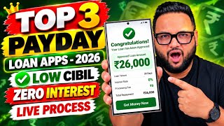 Top 3 payday loan apps 2026 | Best Loan App 2026 | How to Get Loan with Low Cibil Score |Aadhar Loan screenshot 2