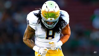 Notre Dame LB Marist Liufau Highlights  ᴴᴰ