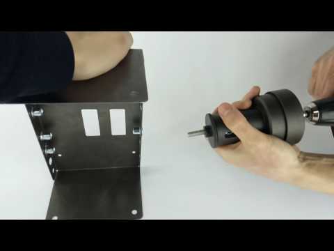 Редукторный заклепочник для резьбовых заклепок - UPTOOL R1 - YouTube