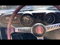 Cold and hot start Fiat Dino 2000 Coupè 1968