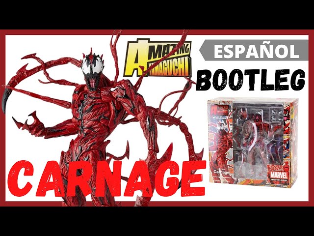 UNBOXING Español CARNAGE🔴 Amazing Yamaguchi Revoltech BOOTLEG