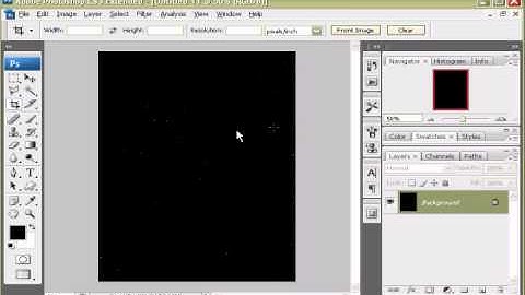 Vintage YouTube: How to Create a Star Field With Photoshop | Tutorial