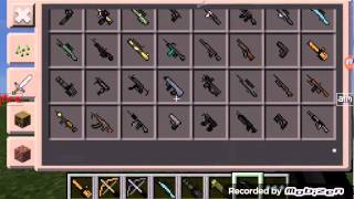 Minecraft pe 12.1 silah modu