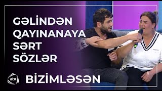 Gəlininə dilənçi deyən qayınanaya qarşı tərəfdən ŞOK SÖZLƏR  - Efirdə dava / Bizimləsən