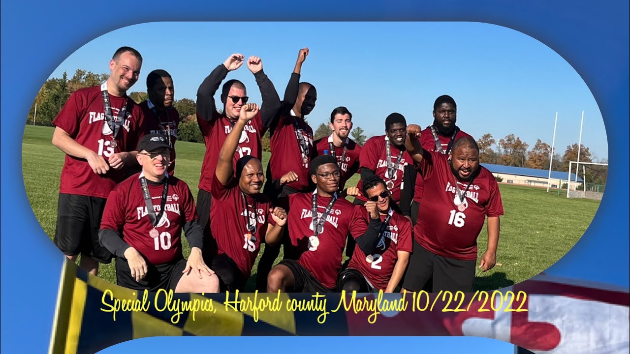 Harford county Special Olympics unified Maryland flag football YouTube