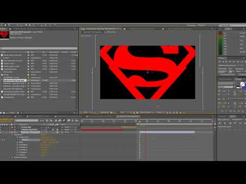 Superman Title Sequence Tutorial (Adobe After Effects)