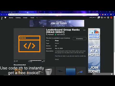 How to put your group rank in roblox game!