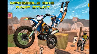 Ramp Bike Impossible Bike Stunt Game 2020 || Android Gameplay || HD Trailer || 3d Game Walkthrough screenshot 5