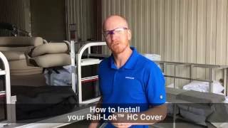 Sun Tracker Rail-Lock Pontoon Boat Cover Instructions