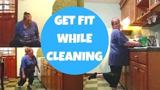 Get Fit While Cleaning | How to Exercise While Doing Housework | Kitchen Edition
